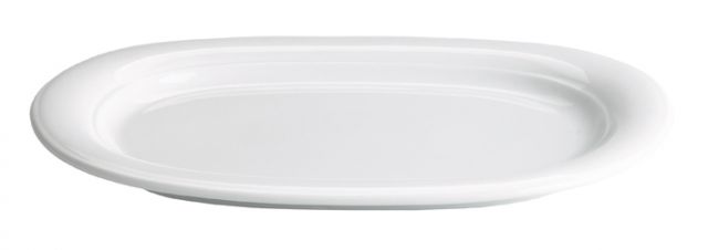 FUENTE SAMUI OVAL 32 CM. PORCELANA 