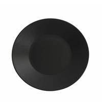 PLATO THE RESERVE LLANO 25 CM. NEGRO STONEWARE