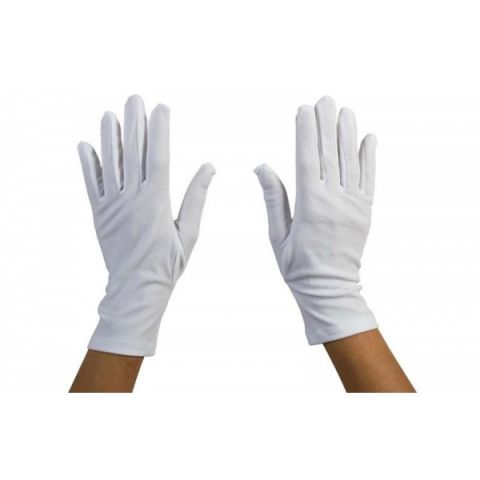 GUANTES POLIAMIDA BLANCOS CORTOS