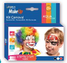 KIT CARNAVAL 3 COLORES AL AGUA 3X2 GR.