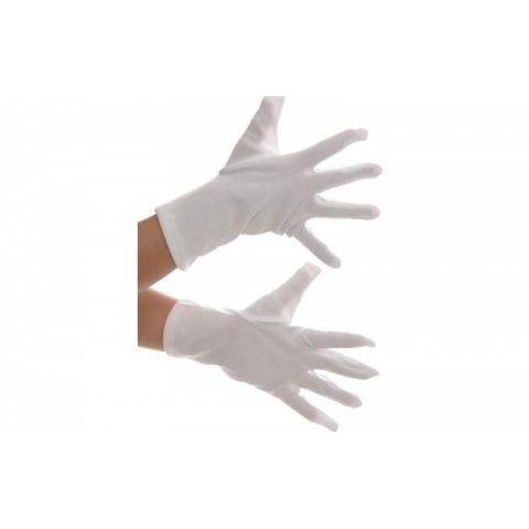 GUANTES INFANTILES BLANCOS 18 CM.