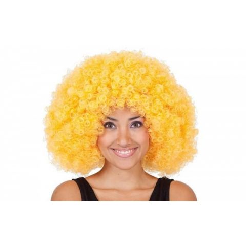 PELUCA AFRO JUMBO AMARILLA