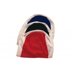 GORRO WATERPOLO POLIESTER ROJO/BLANCO