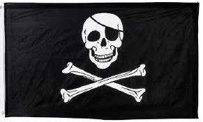 BANDERA PIRATA 150X90 CM