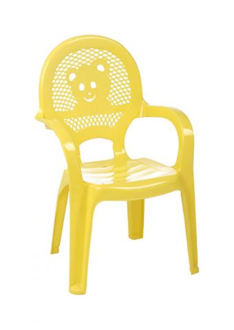 SILLA PLASTICO INFANTIL AMARILLO