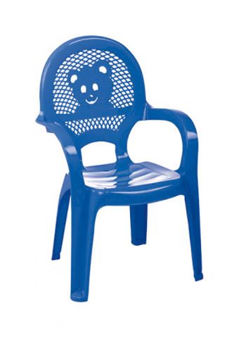 SILLA PLASTICO INFANTIL AZUL