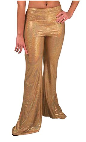 PANTALÓN HIPPY LYCRA ORO T-M