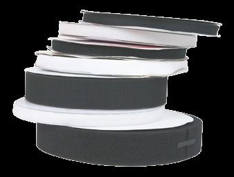 VELCRO ADHESIVO HEMBRA NEGRO 5 CM X 25 M