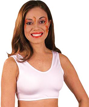 TOP CAMISETA LYCRA BLANCO T-M