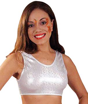 TOP CAMISETA LYCRA PLATA T-M