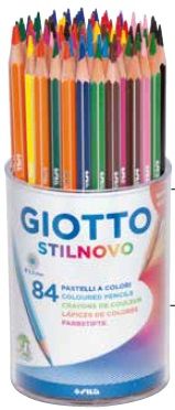 GIOTTO STILNOVO LAPIZ COLORES 84 UDS. 6,8 MM DIAM.